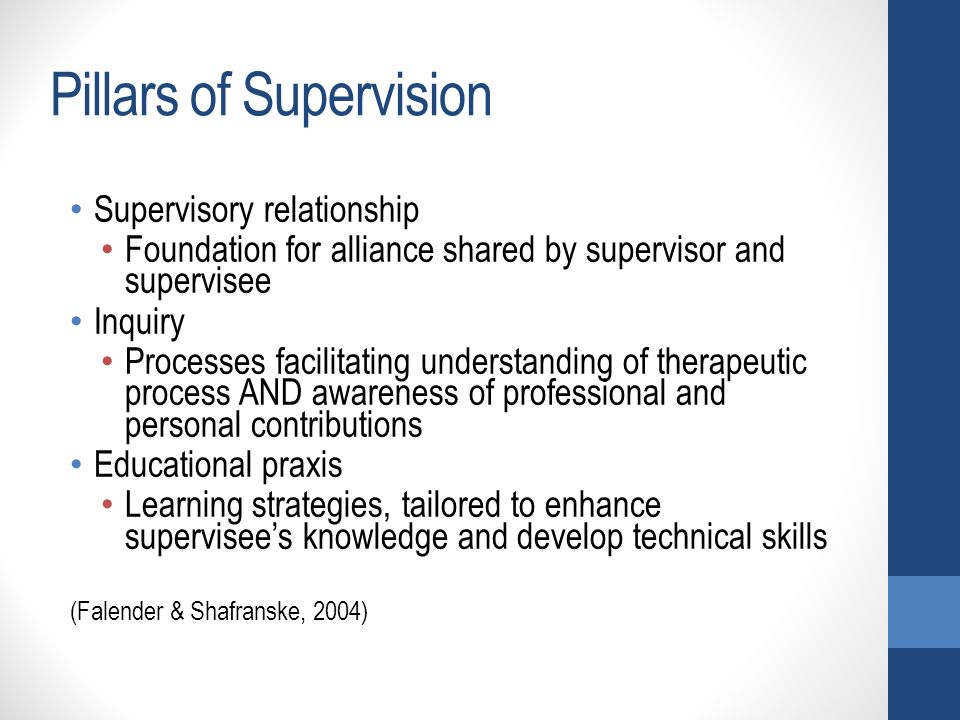 Understanding professional supervision practice Essay